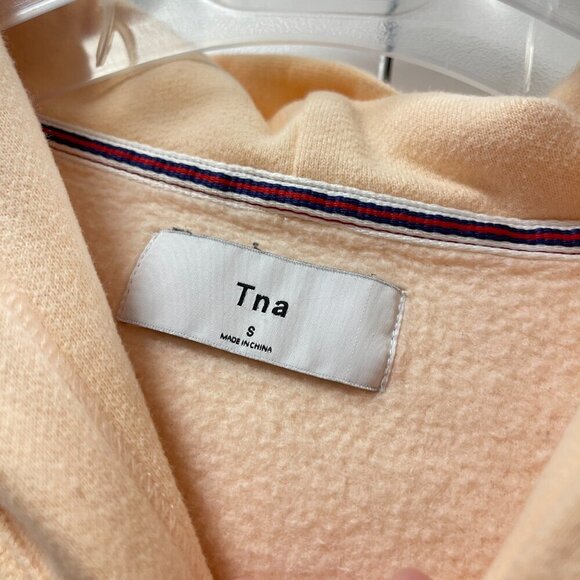 Aritzia TNA Rare Sweatfleece Streetwear Hoodie Peach - Small - Picture 5 of 11